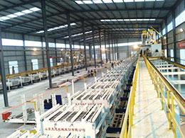 Planta de producción para paneles de pared de construcción TYF-16B(tipo fijo, pared de placas de silicato cálcico, paneles de hormigón reforzados con fibra de vidrio GRC)