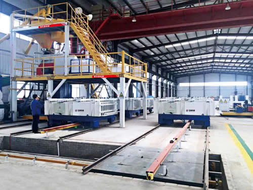 Planta de producción para paneles de pared de construcción TYF-16A(móviles, pared de placas de silicato cálcico)